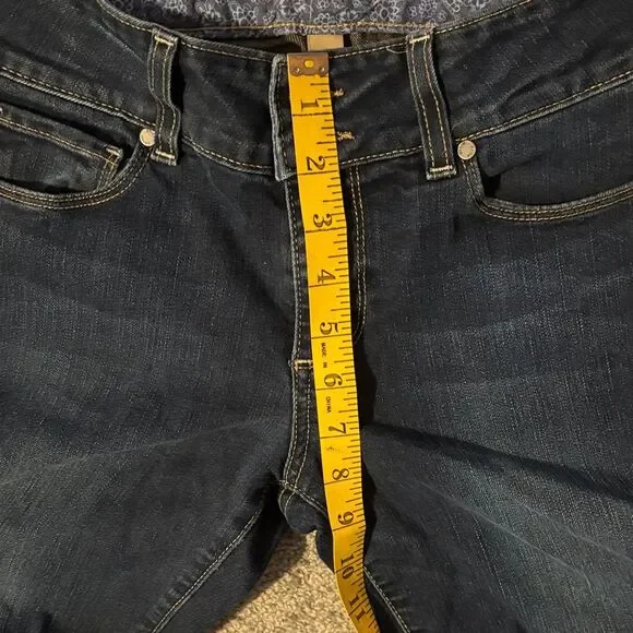 Y2K PAIGE Dark Indigo Women's Boot Cut Jeans. Size 27. - Picture 6 of 12